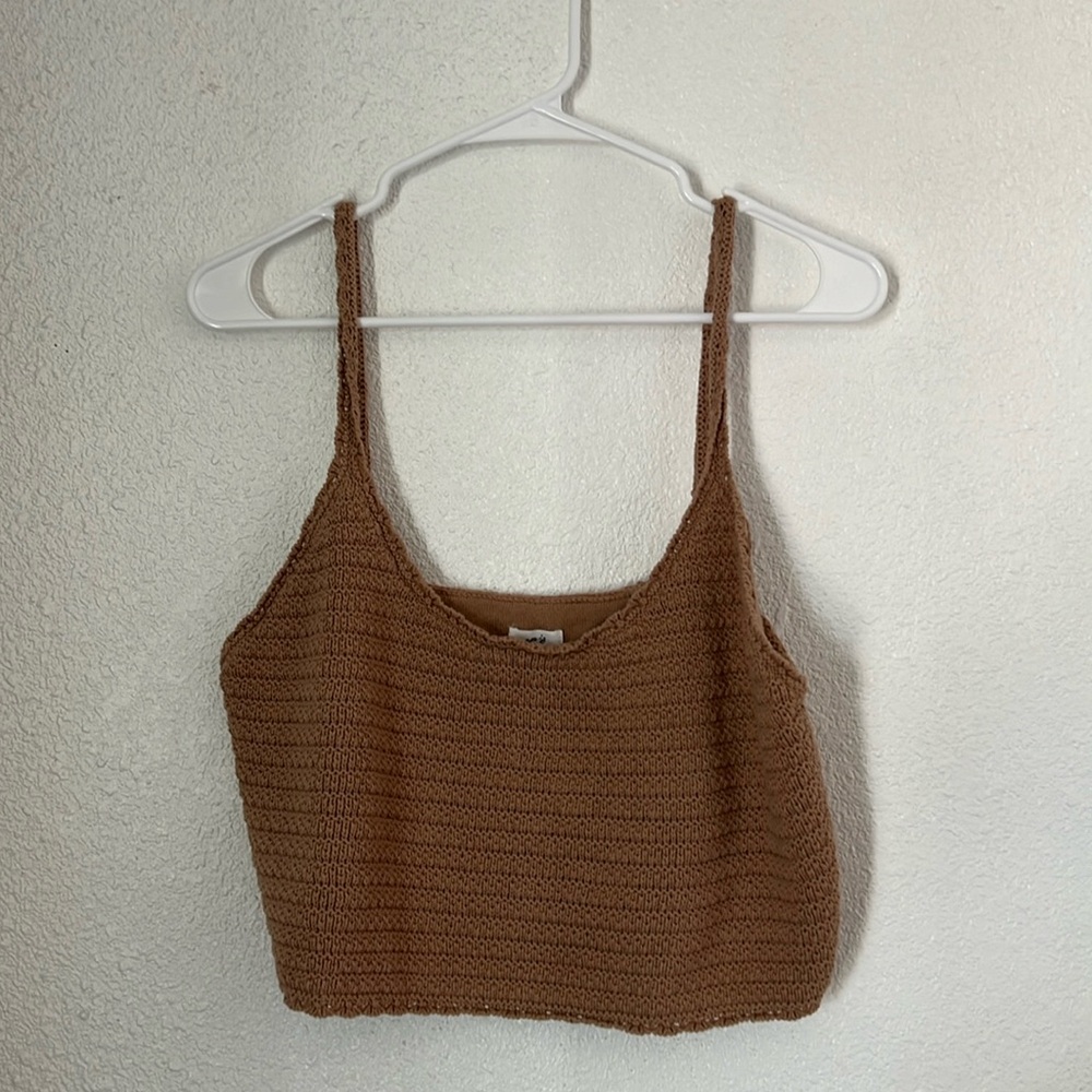 Aerie Knit Crop Tank